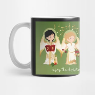 The archangels singing in Christmas Mug